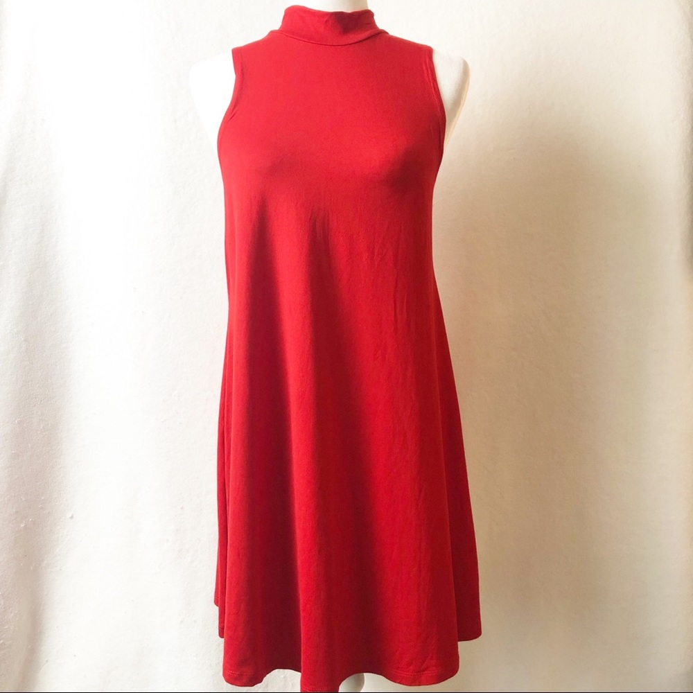 Popular 27 Turtle Neck Stretch Dress Size Med NWT